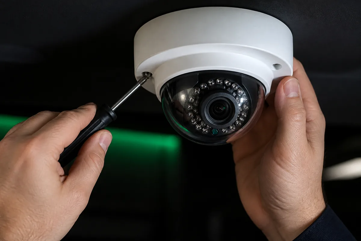 Kamera arıza tespiti ve dome kamera ayarı
