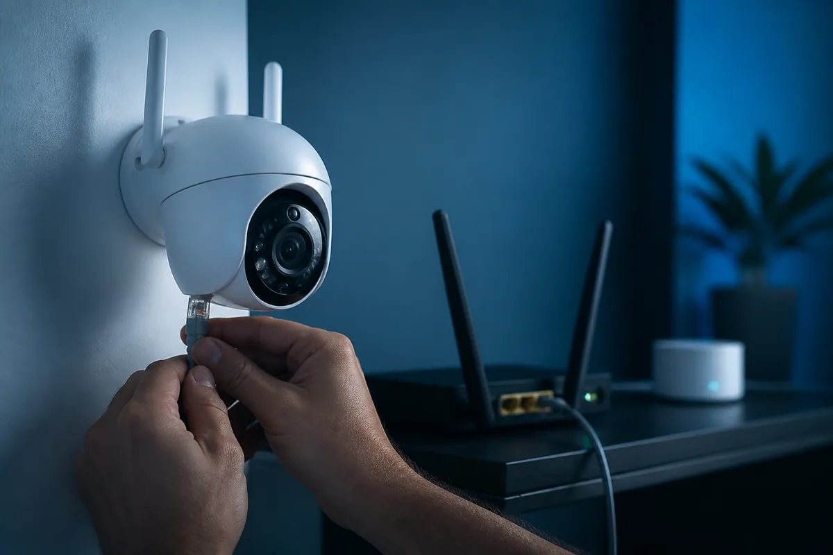 IP kamera kurulum ve PoE bağlantısı